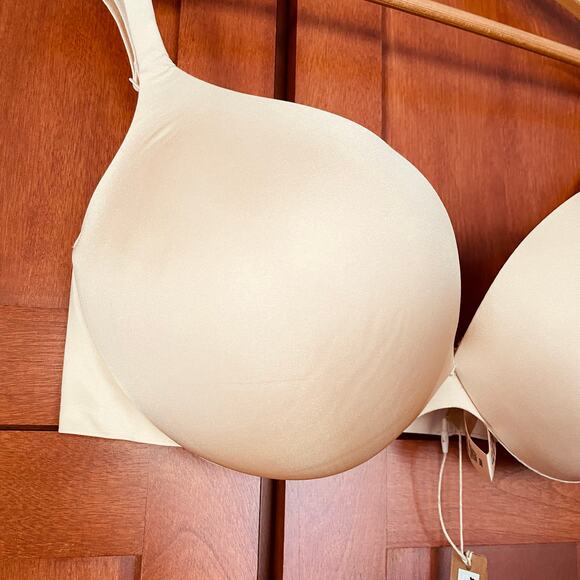 Skims Ultimate Push Up Plunge Bra Sand  Size 36D - Picture 2 of 8